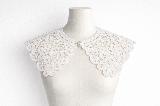 LA Klassisk krage spets