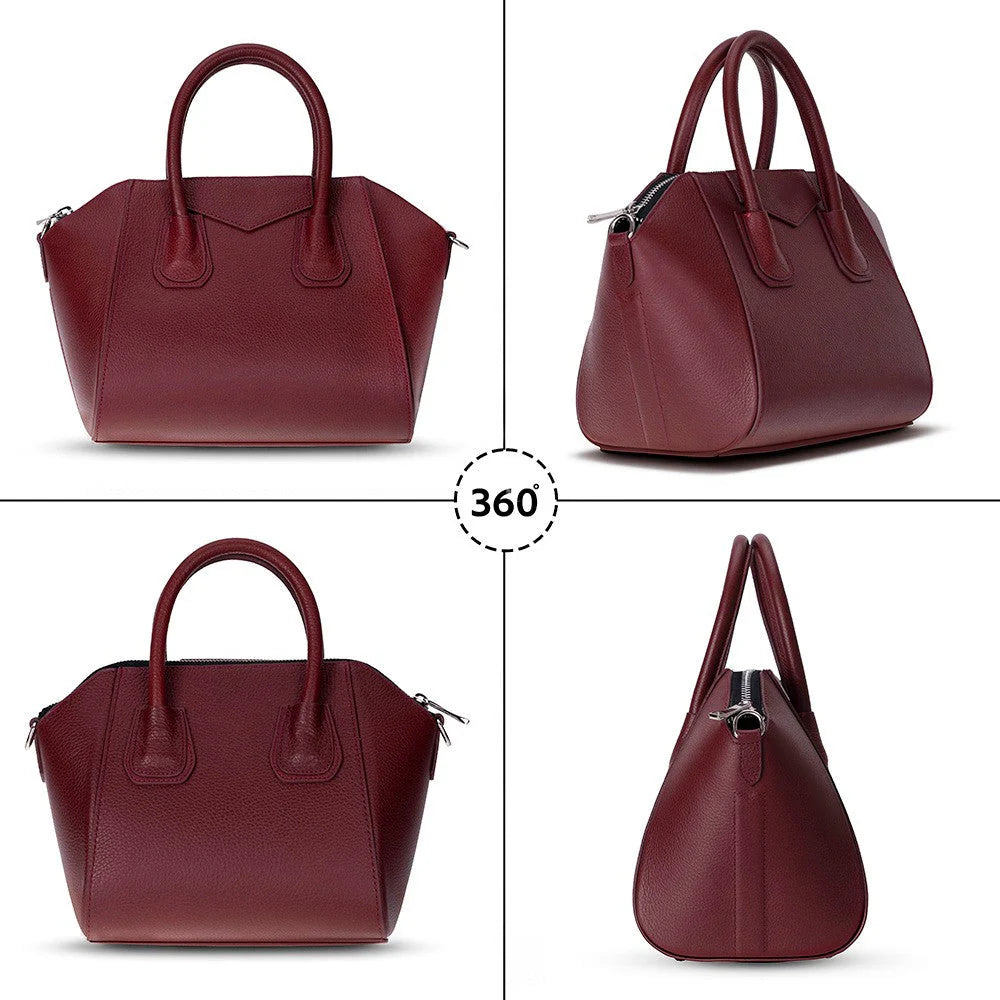 Aria Bordeaux Velvet Händväska