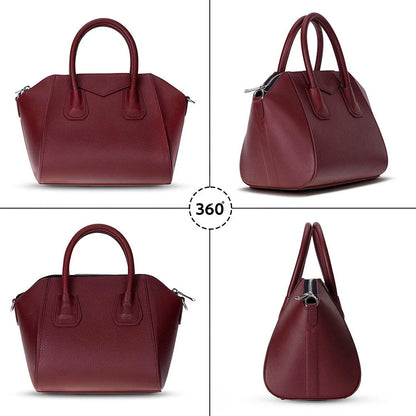 Aria Bordeaux Velvet Händväska
